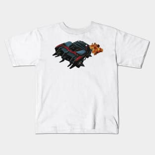 Red Rocket League Car with Boost Kids T-Shirt